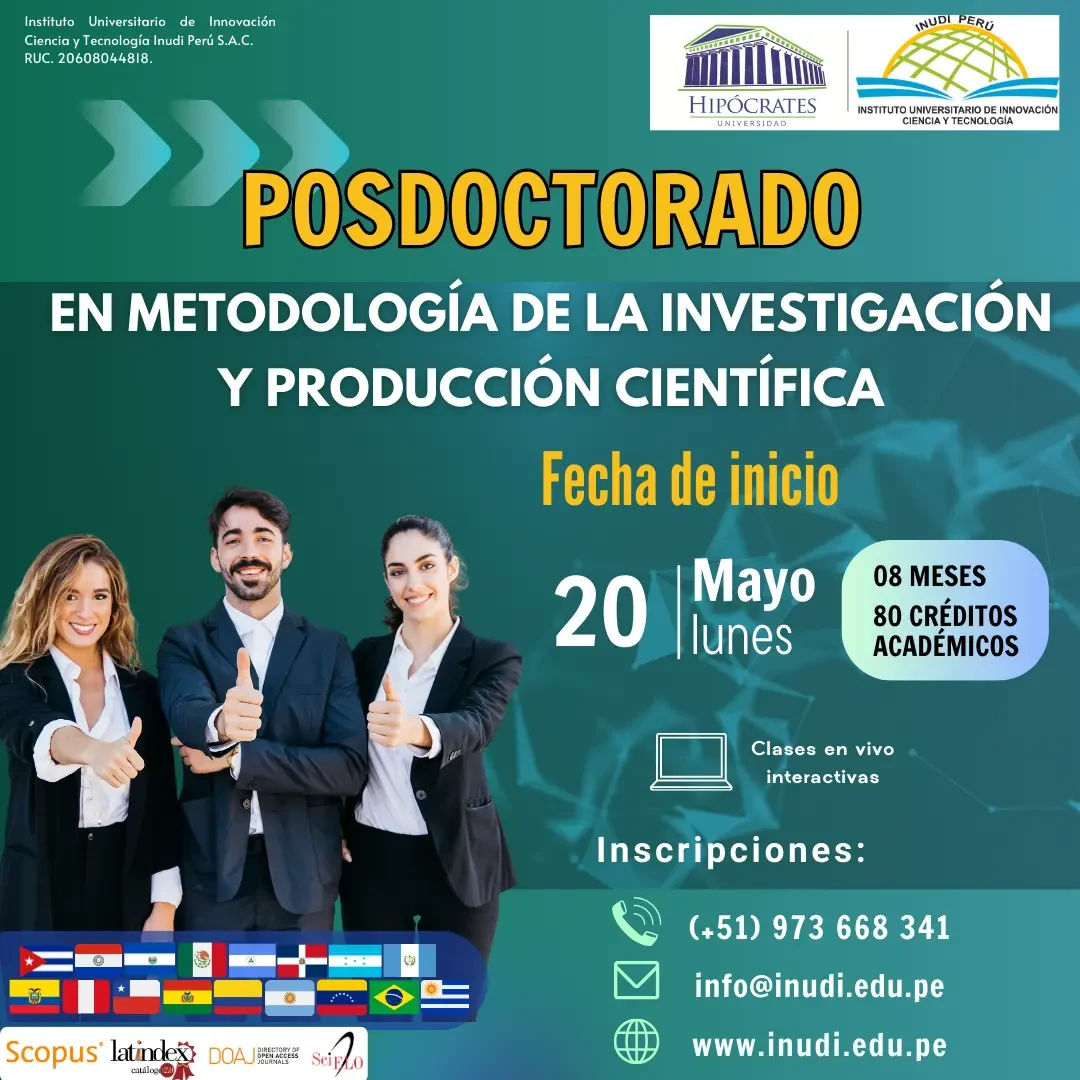 Afiche de la edición 2024 del posdoctorado