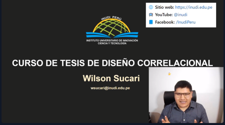 Curso Tesis de diseño correlacional